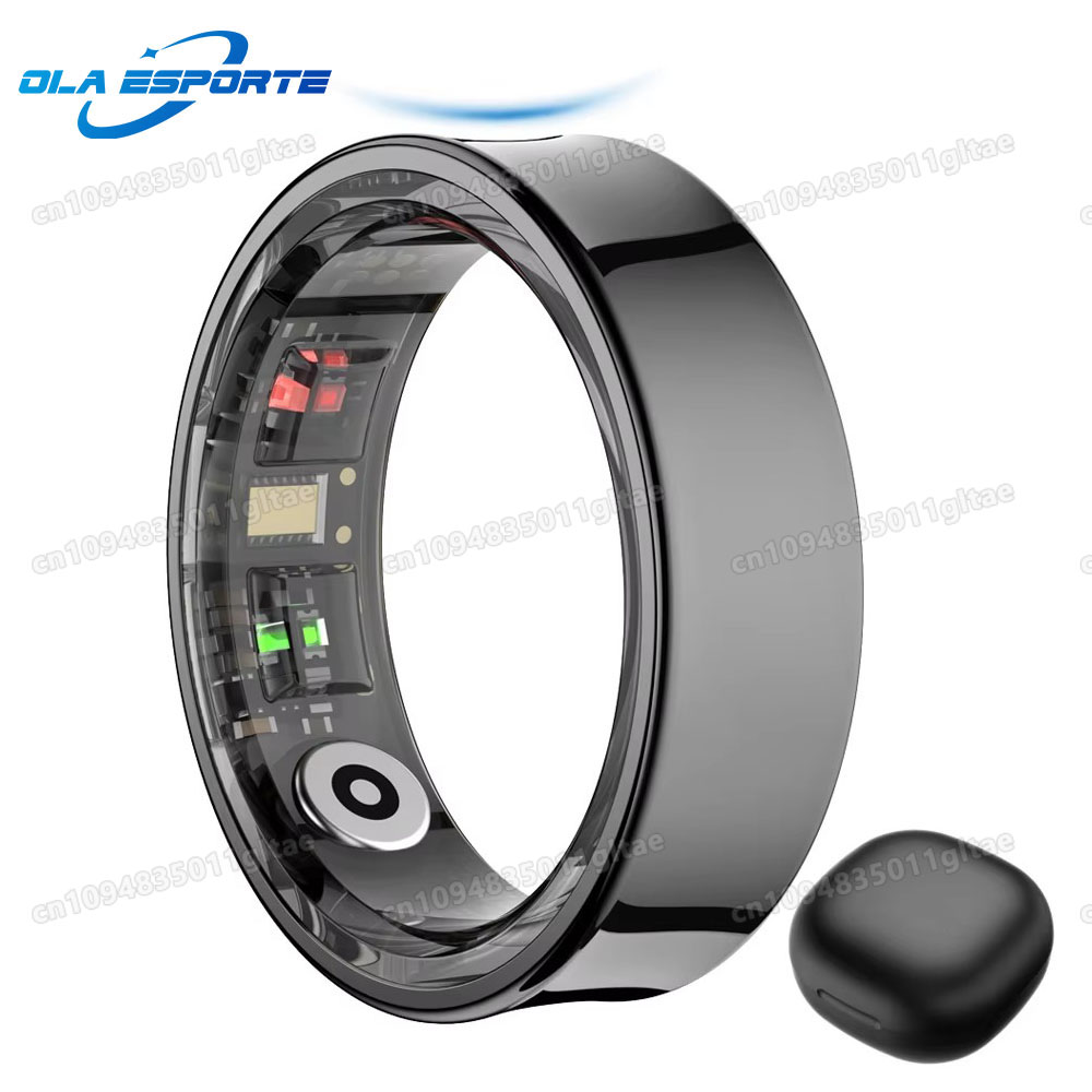 Blood Oxygen Monitor - Anello Intelligente R10 con Custodia di