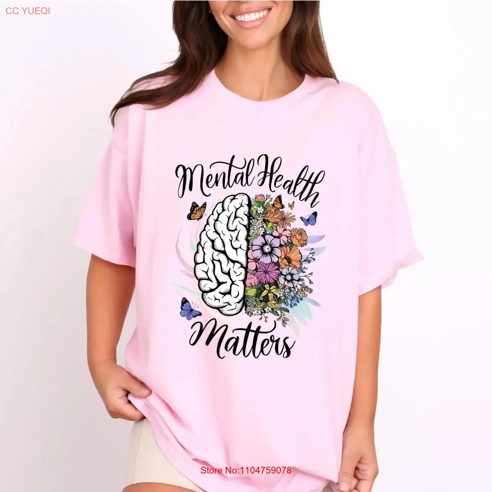 Health Wellness Mental Health - Maglietta 'La Salute Mentale Conta' per