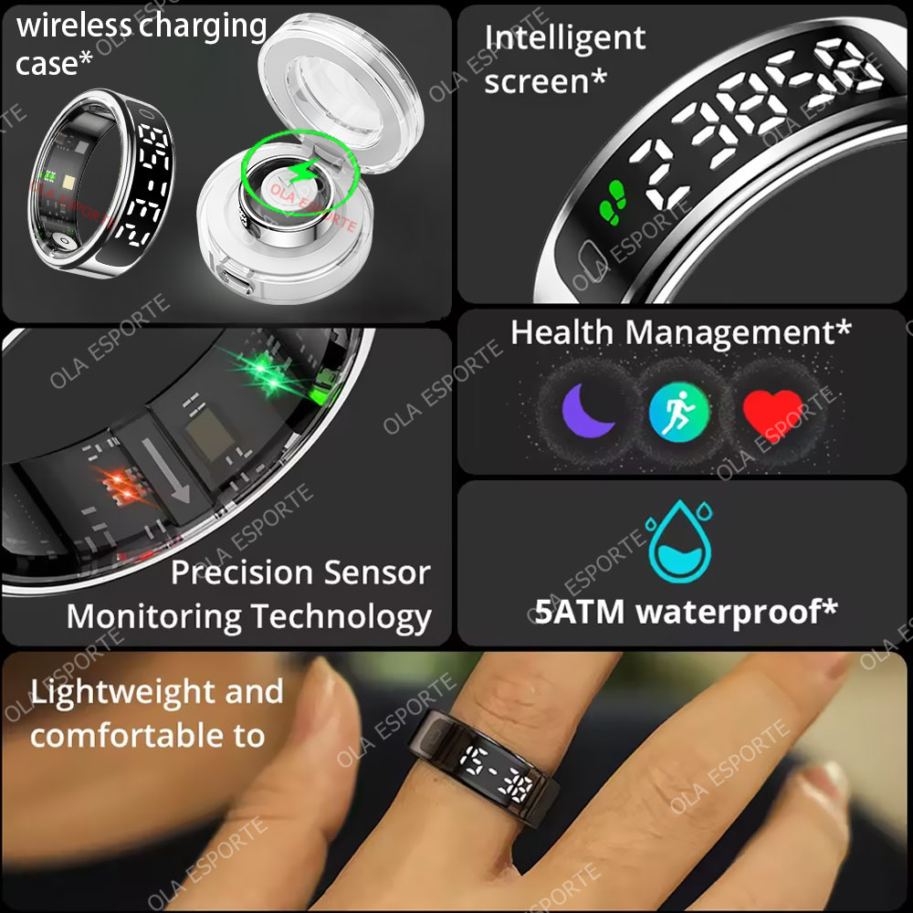 Anello intelligente R13 con sc - Blood Oxygen Monitor recensione e prezzo