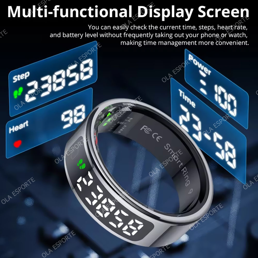 Anello intelligente R13 con sc - Blood Oxygen Monitor recensione e prezzo