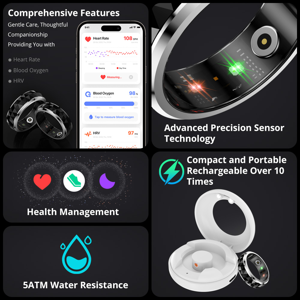 2024 COLMI R11 Smart Ring, ane - Blood Oxygen Monitor recensione e prezzo
