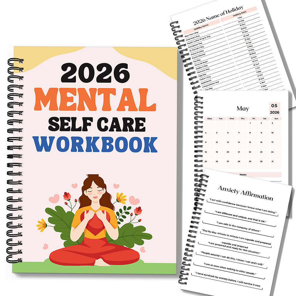 1PC 2026 Mindful Mental Self-C - Health Wellness Mental Health recensione e prezzo