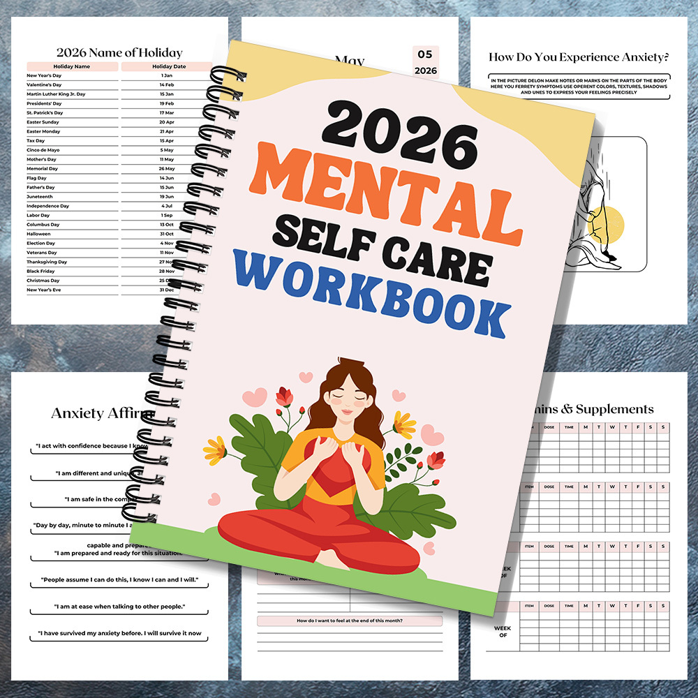 1PC 2026 Mindful Mental Self-C - Health Wellness Mental Health recensione e prezzo